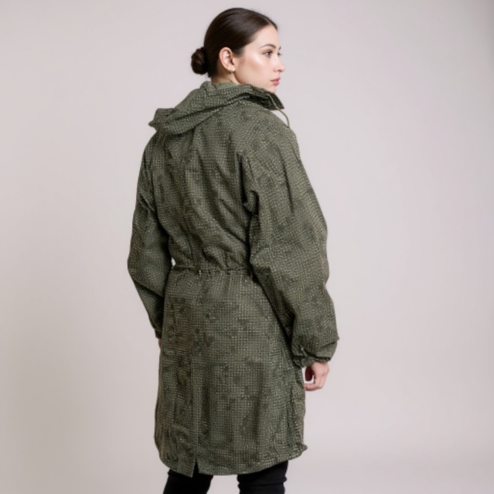 Vintage  US Desert Night Camouflage Pattern Fishtail Parka with Liner